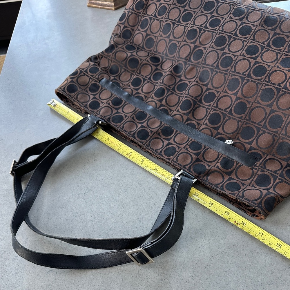 Vintage 2000’s Ferragamo Gancini Printed Shoulder Bag - Picture 16 of 16